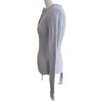 EXPRESS NWT  Gray Knit Long Sleeve Fitted Bodysuit Size S Photo 1