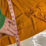 Anthropologie Saturday Sunday  Mustard Tiered Ruffle Bailee Skirt Size Medium Photo 2