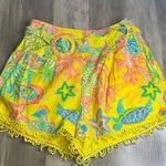 Vibrant Yellow High Waist Women's Shorts Photo 0