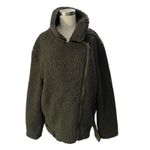 First Love Women Pullover Fleece Zip Sweatshirt Faux Shearling Sherpa Jacket Photo 3