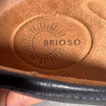 Women’s Brioso Dark Blue Leather Block Heel Pumps Comfortable Size 9.5 Photo 7