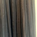 BCBGMAXAZRIA BCBG Strapless silk gown maxi floor length black flowy bow size 2P 2 Petite Photo 6