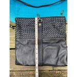 Steve Madden  fold over purse black gold Photo 6