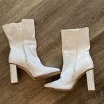 Dream Paris Dream Pairs festival cosplay white gogo boots mid calf patent 8 Photo 2