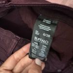 Buffalo David Bitton  Pants Womens 6/28 Burgundy Jeans Royal Mid Rise Skinny Photo 6