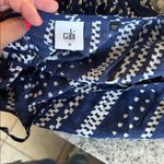 CAbi  #5048 Navy White‎ Printed Margherita Midi Sun Dress Size M 100% viscose Photo 5