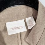 Chico's linen long line blazer w/ lace cuffs Photo 4