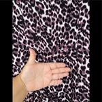 Rebecca Taylor  Lynx-Print Flared V-Neck Dress 12 Photo 10