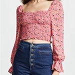 Likely Womens  Arabella Smocked Long Sleeve Top size XS Photo 3