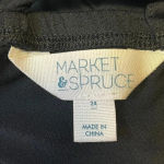 Market & Spruce Women’s Black Alisha Soft Jersey Strappy Long Maxi Dress 2X Photo 4