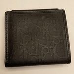 Christian Dior  Monogram Black Compact Wallet Photo 6