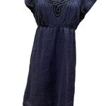 Max Studio  women’s scoop neck 100% linen dress size M Photo 0