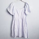 Baltic Born  Sommer Light Blue Babydoll Puff Sleeve Mini Dress Photo 2