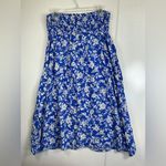 ZARA Blue and White Floral A-Line SkirtA0458 Photo 1