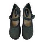 Rialto Black Mary Jane Wedge Shoes Whimsy Goth Preppy Comfort Arch Support 7M Size 7 Photo 4