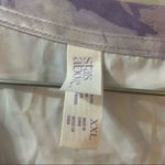 Stars Above NWT  Purple Dye Print Satin Pajama Top XXL Photo 1