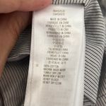 Fossil  Stripe Womens Blazer Sz S Lightweight One Button Academia Ruched Utility Photo 10