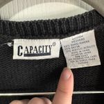 Capacity red cardinal floral button up vest size medium Black Photo 3