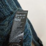 Topshop  Sweater Cozy Knit Dark Blue Teal Green Mock Neck Long Sleeve Casual Cozy Photo 7