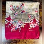 Adolfo VINTAGE: | ladies floral print silk scarf. Photo 0