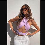 Princess Polly Midnight Lilac Purple Multiway Wrap Top 0 Photo 0