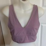 Lululemon Size 10 Lavender LuxAlign V-Neck Light Support, A/B Cup Bra Photo 0