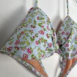 J.Crew NWT Knot Bandeau Bikini Top Cloud Meadow Floral Blue Plus Size 3X NEW Photo 2