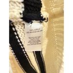 Extra Touch Sweater Dress Knit Short Sleeve Lace Up‎ Casual Cream Black 2X Size XXL Photo 3