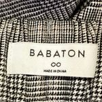 Aritzia  Babaton Black White Plaid Check Mid Rise Skinny Ankle Trousers Pants 0 Photo 3