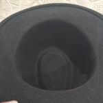 Elegant women Black Hat with Red Accent and brown ribbon casual elegant fedora Photo 6