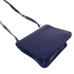 BCBGMAXAZRIA ❤︎ Jewel Tone Leather + Chain Crossbody Mini Handbag ❤︎ Cobalt Blue Photo 6