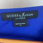 Guess by Marciano Guess Marciano Blue One Sleeve Cape Top XS Photo 4