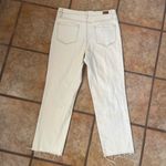 RSQ  High-waisted, distressed cream denim jeans with a relaxed fit size 31 Photo 5