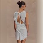 Meshki  Oria White Chiffon Mini Dress NWT Photo 1