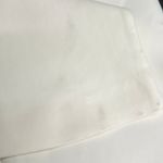 ZARA High Rise Kick Out Cropped Dress Pants White Cotton Blend size M Photo 3