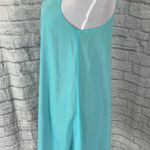 GB women S hi low spaghetti strap double layered shift dress blue & orange Photo 3