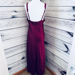 Victoria's Secret Vintage Gold Label Purple Lace & Satin Long Lingerie Slip Dress Photo 5