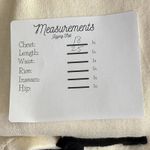 ZARA Soft Knit Hem Lined Detail Long Sleeve Crew Neck Sweater Cardigan 2XL Cream Photo 7