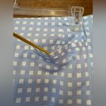 Golftini Skort Shirley Temple Blue Gingham White Scalloped Trim Hidden Zipper Photo 5