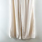 Z Supply  High Rise Wide Leg Farrah Linen Blend Pants Trousers Cream Ivory Small Photo 11