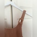 Aerie NWT  Shimmery Crinkle Birthday Scoop Cheekiest One Piece Swimsuit Small Photo 4