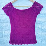 Laundry by Shelli Segal Pink Slim Fit Round Neck Short Sleeve Jumper, Size S Photo 5