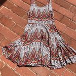 Jack by BB Dakota Multi colored Tribal Print Dress Size 2 Boho Style Photo 8