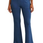 Weekend Los Angeles Slate Grey/Blue Kickout Ponte Pants size SP NWT Blue Photo 0