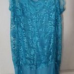 NWOT Women's Blue Lingerie Nightgown Evening Dress Sleepwear Underwear Size M Size M Photo 5