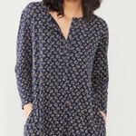 The Great ππ The Henley Romper ~ Navy Apron Floral Size 0 XS NWT Photo 5