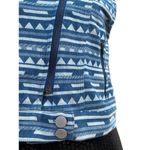 LF Kiwi Tucker  Asymmetrical Aztec Moto Zip Denim Vest NWT Photo 4