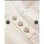 Veronica Beard NEW NWT Otto Polo Mini Dress Womens 6 Ecru Beige Denim Photo 2