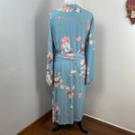 Plum Pretty Sugar Midi Robe in Mermaid Moon Large Blue Photo 3