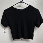 Justify Ribbed Open-Back Crop Top Photo 0